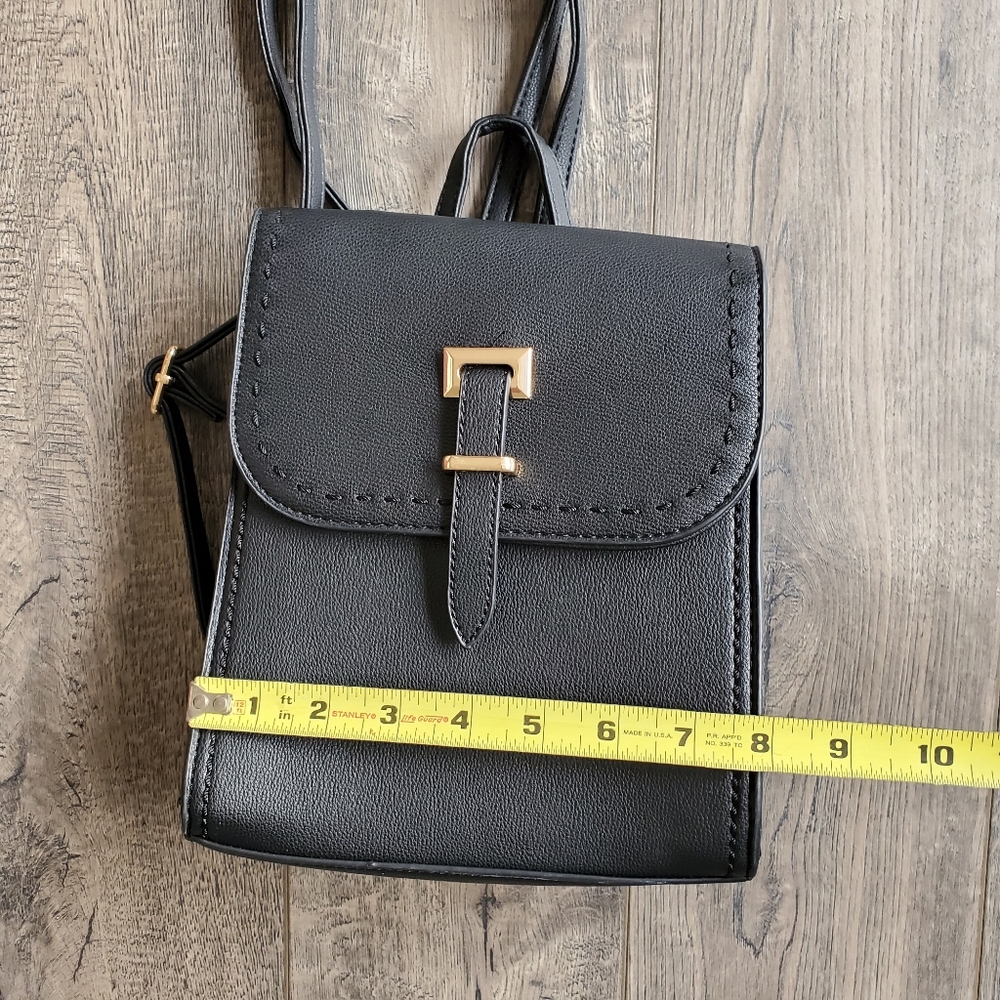 Mini Black Backpack - image 2